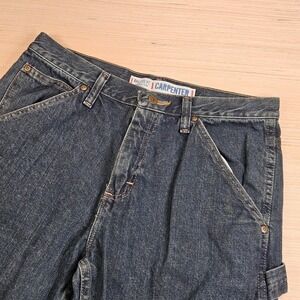Baileys Pt Carpenter Jeans Mens 30x30 Blue Denim‎ Workwear Loose Fit BP103BI
